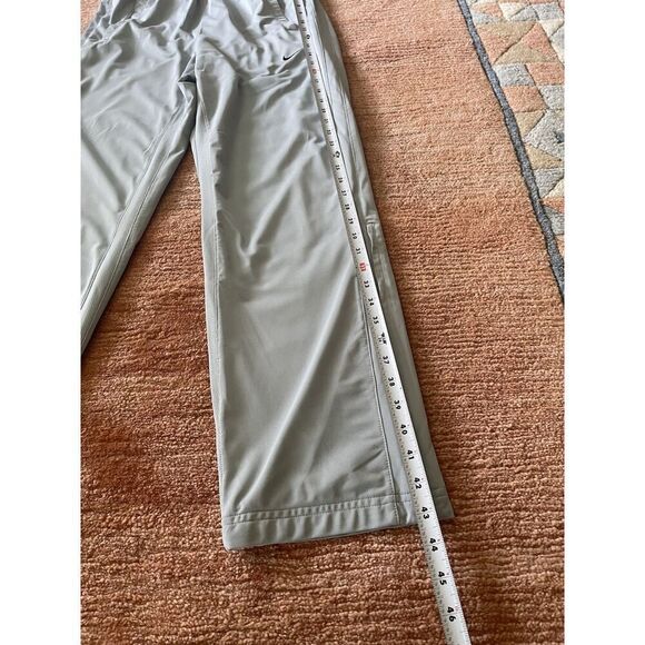 Nike Fit Dry Blue Track Pants Men’s Size M – Zipper Ankles  100% Polyester - Picture 5 of 8